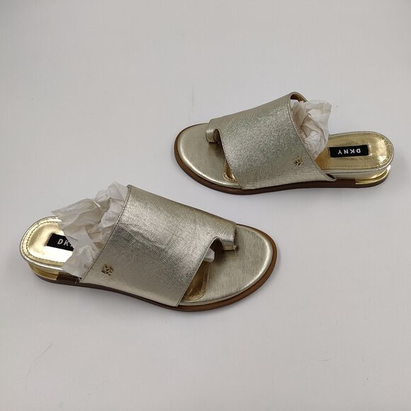 DKNY Daz Sandals Women's Size 8.5, Gold - Picture 7 of 8